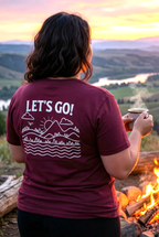 Let’s Go! Wilderness Line Art T-Shirt