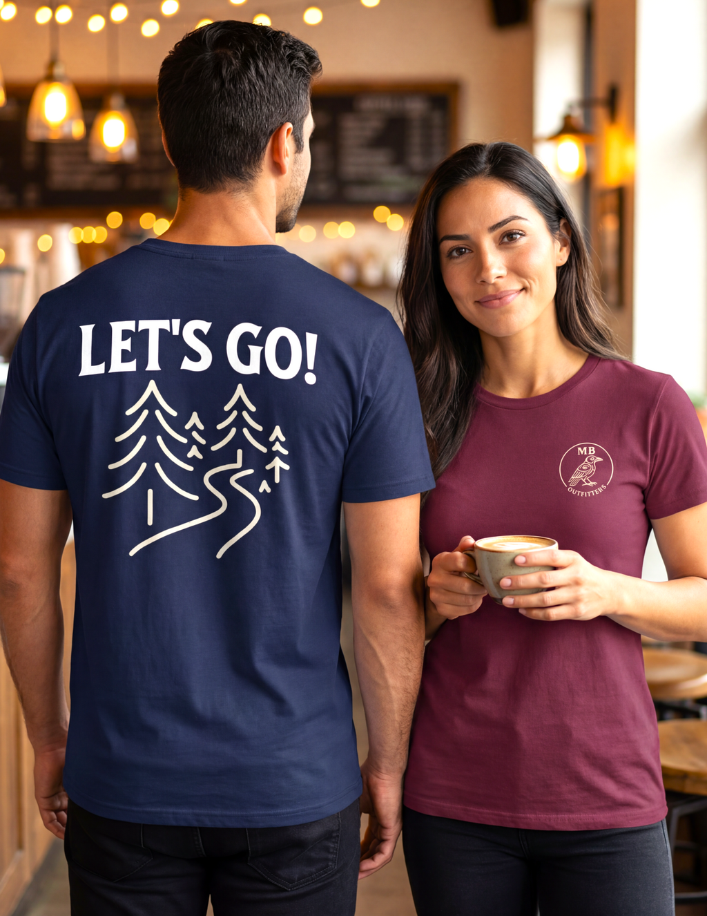 Let’s Go – Trees & Stream Tee