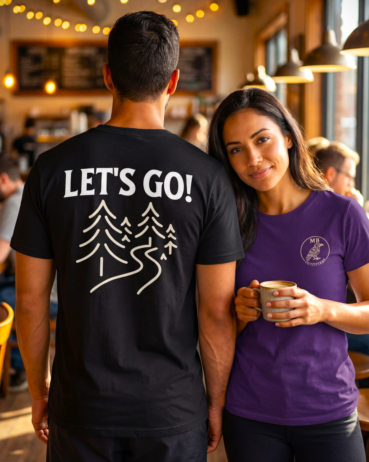 Let’s Go – Trees & Stream Tee