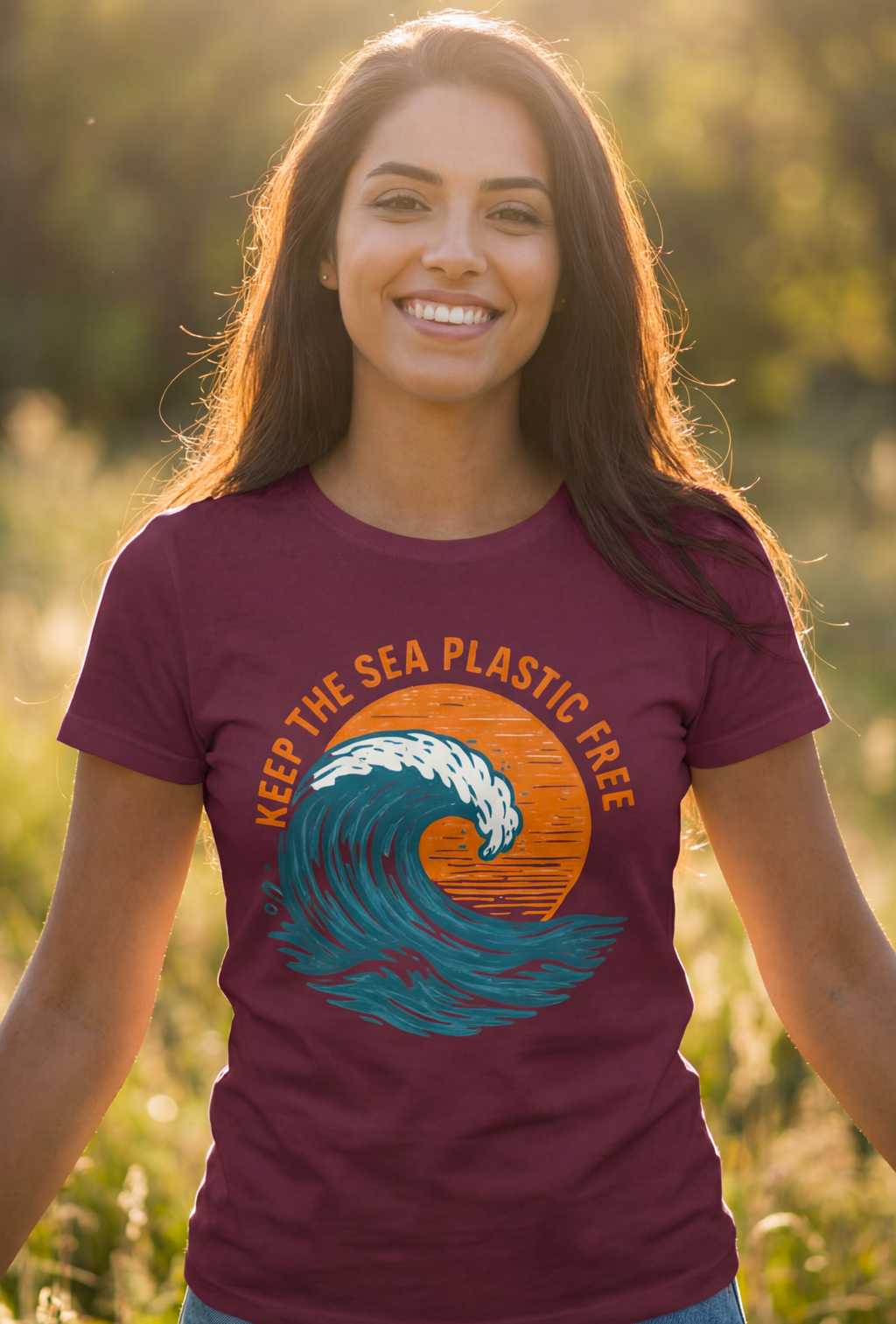 Keep the Sea Plastic Free Wave Tee