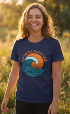 Keep the Sea Plastic Free Wave Tee