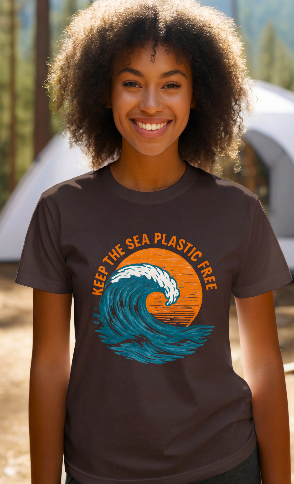 Keep the Sea Plastic Free Wave Tee