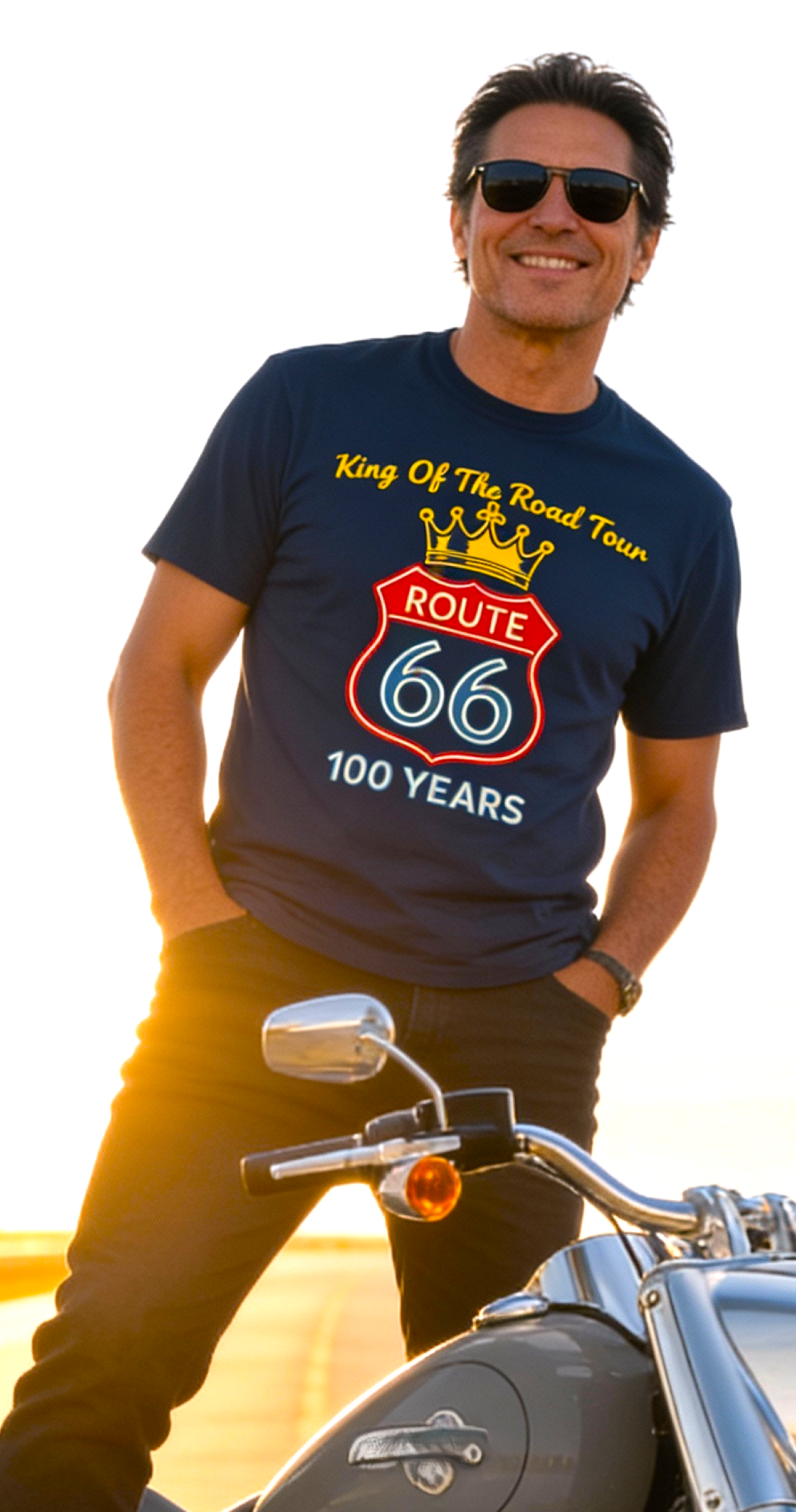 Route 66 100 Years T-Shirt  – King of the Road Tour