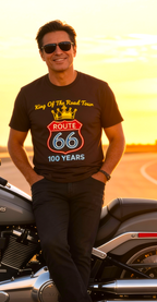 Route 66 100 Years T-Shirt  – King of the Road Tour