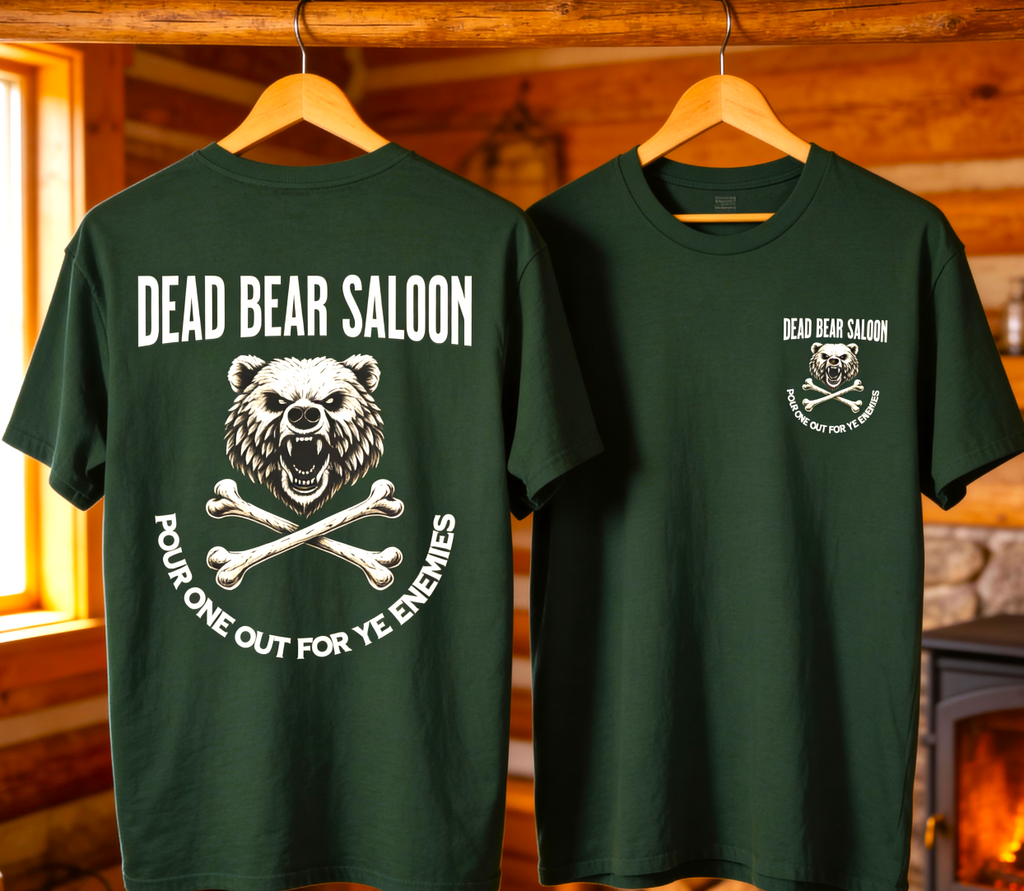 Dead Bear Saloon – Pour One Out T-Shirt