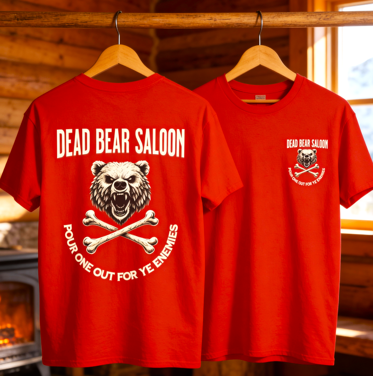 Dead Bear Saloon – Pour One Out T-Shirt