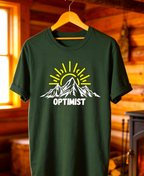 Optimist Mountain T-Shirt — Outdoor Adventure Graphic Tee