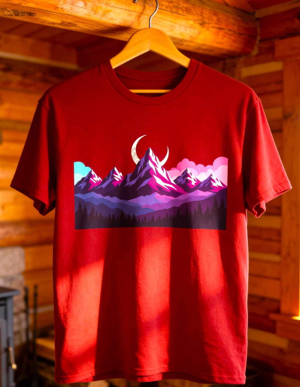 Under the Midnight Peaks – Lunar Horizon Tee