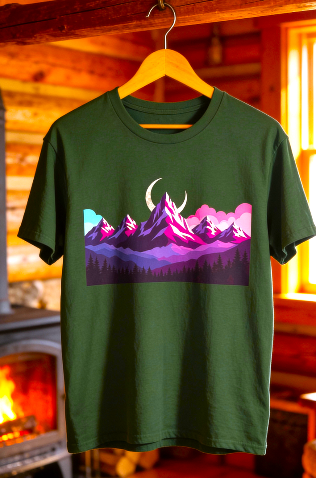 Under the Midnight Peaks – Lunar Horizon Tee