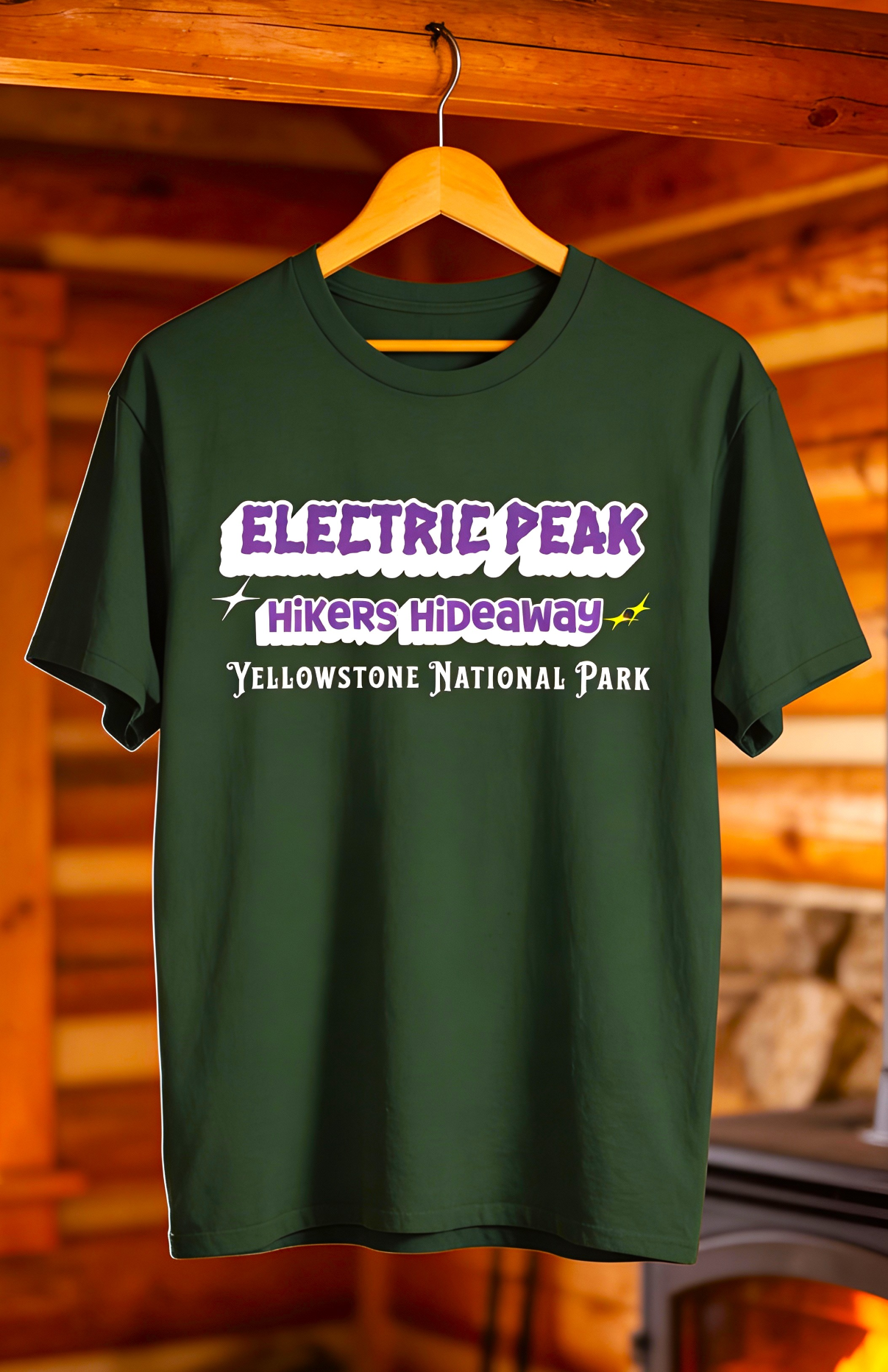 Electric Peak Hikers Hideaway – Yellowstone National Park T-Shirt