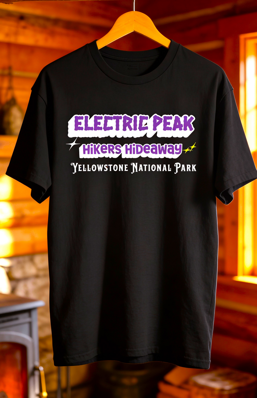 Electric Peak Hikers Hideaway – Yellowstone National Park T-Shirt