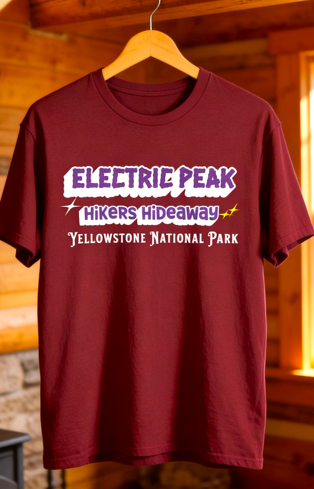 Electric Peak Hikers Hideaway – Yellowstone National Park T-Shirt