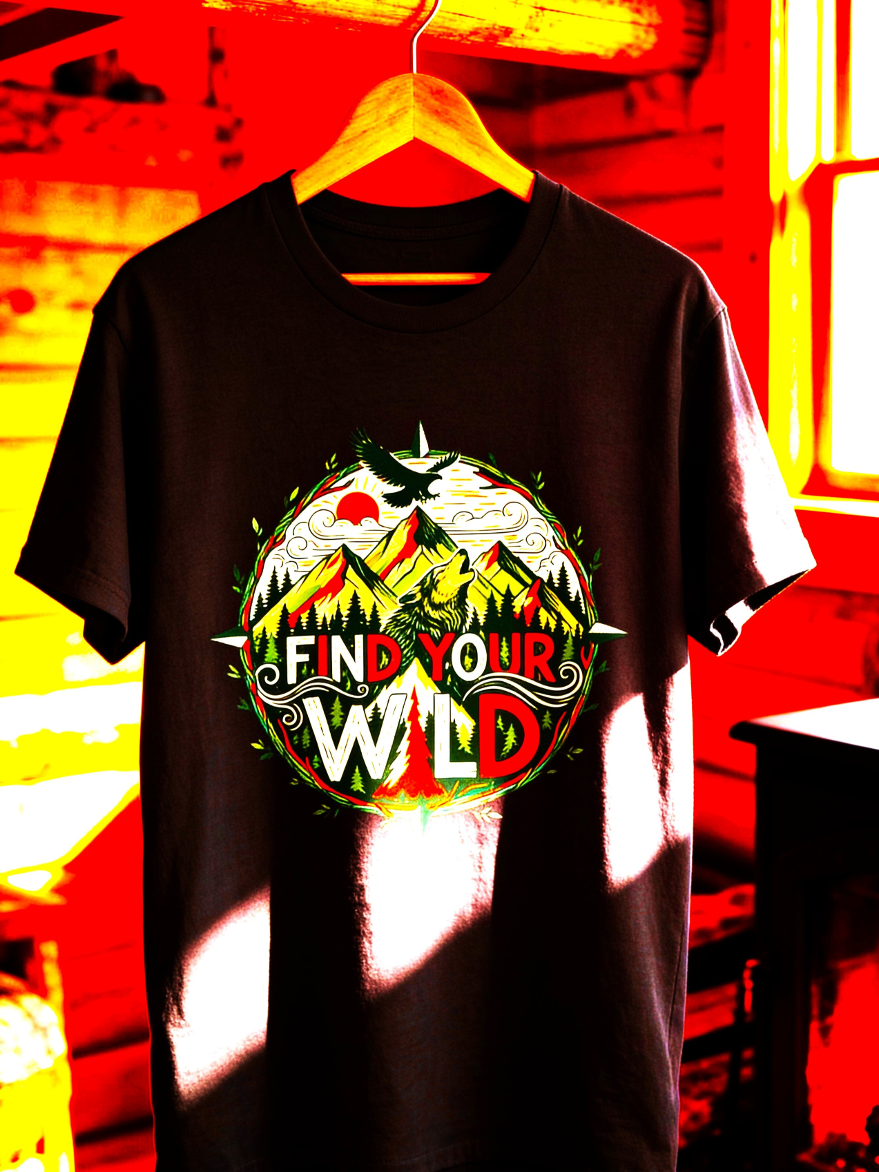 Find Your Wild T-Shirt | Gildan 5000 Tee