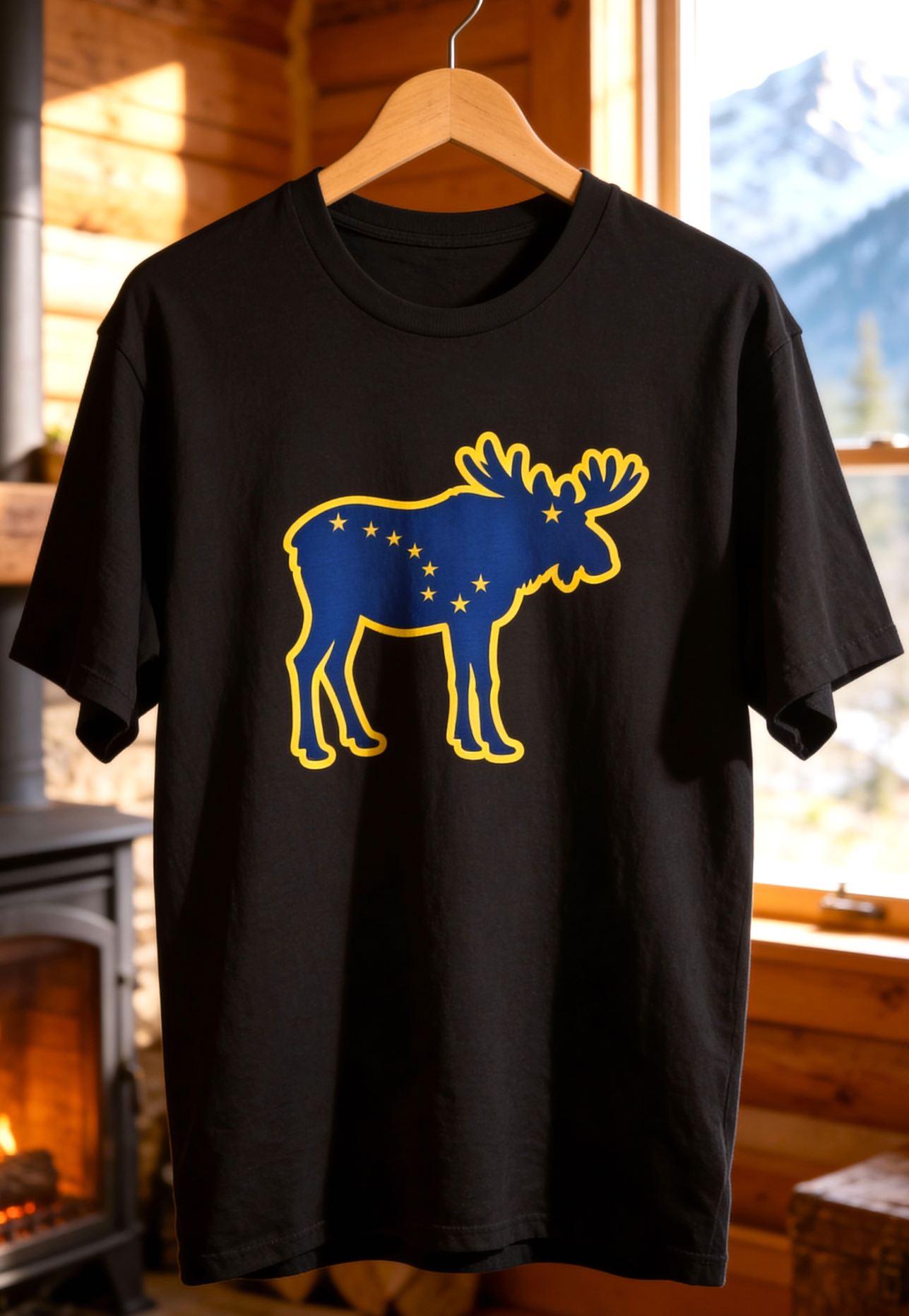 Alaska Moose Constellation T-Shirt
