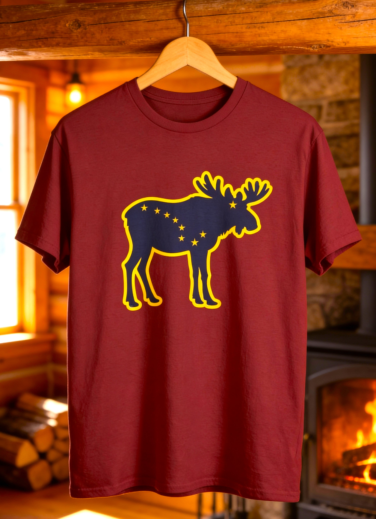 Alaska Moose Constellation T-Shirt