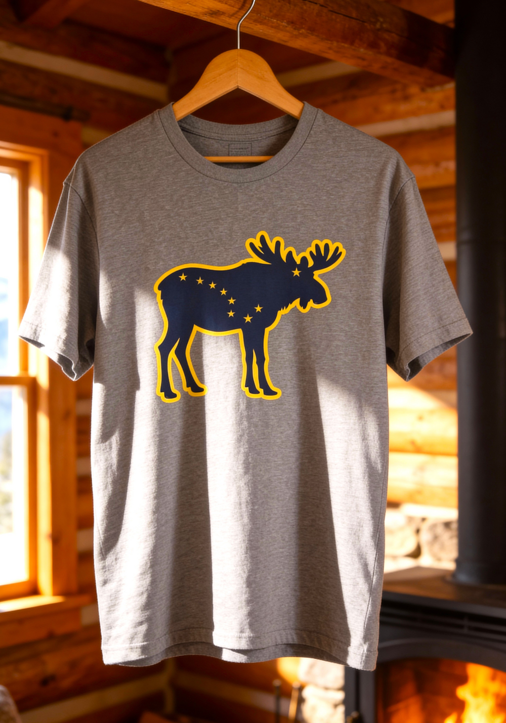 Alaska Moose Constellation T-Shirt