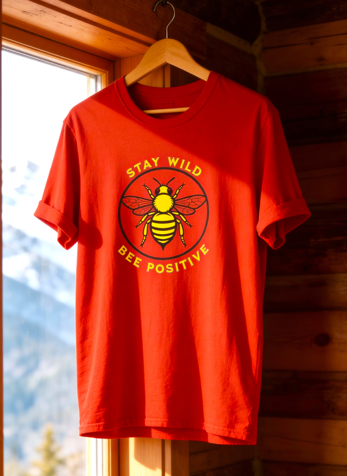 Stay Wild Bee Positive Tee