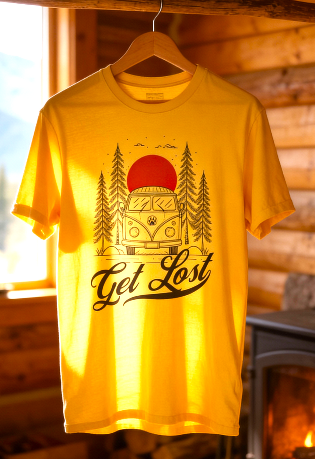 Get Lost Forest Van Adventure Tee