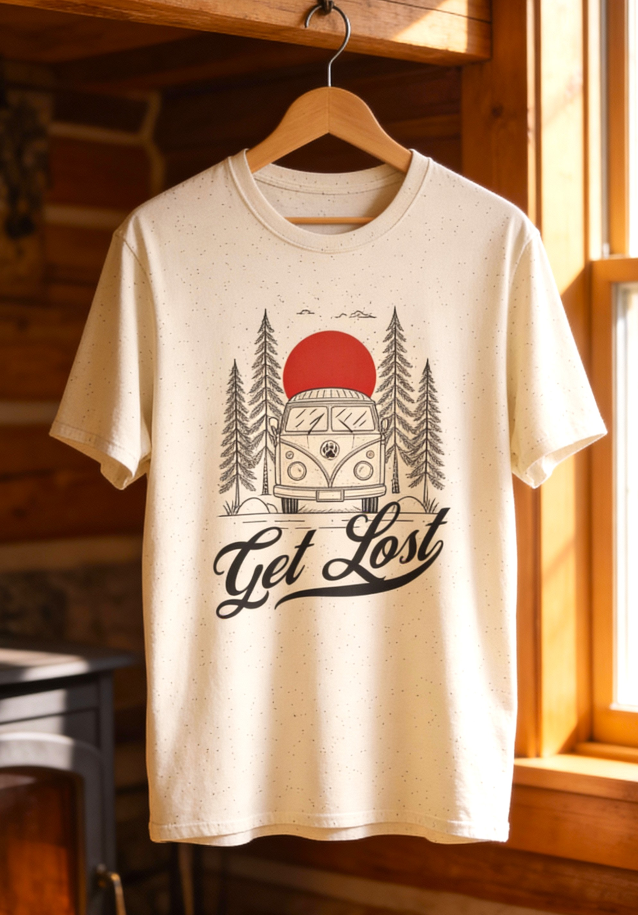 Get Lost Forest Van Adventure Tee