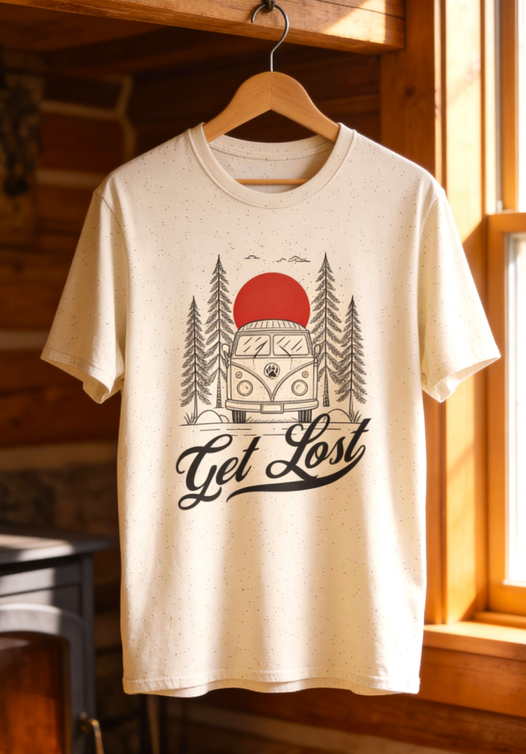 Get Lost Forest Van Adventure Tee