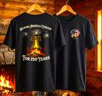 Campfires & Freedom – 250 Years of America T-Shirt (1776–2026)