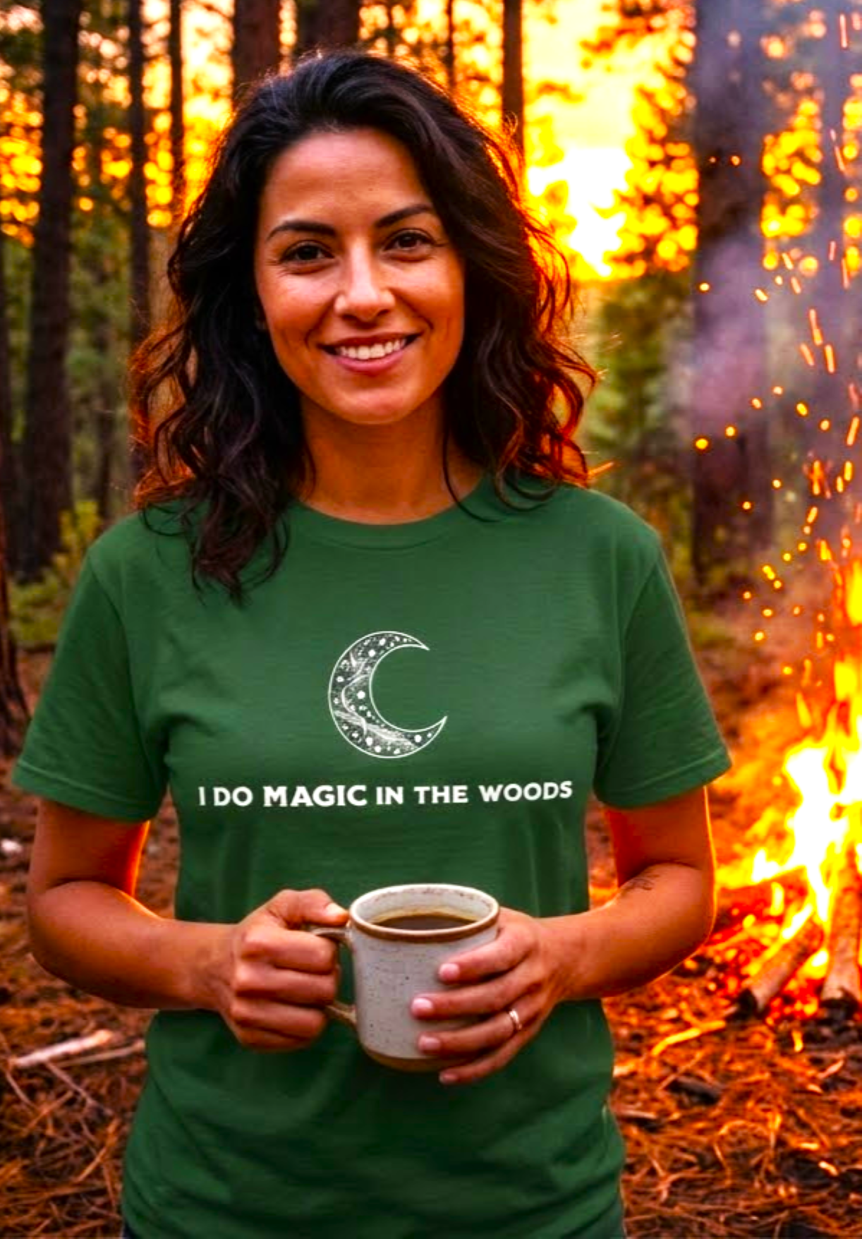 I Do Magic in the Woods T-Shirt | Witchy Forest Tee