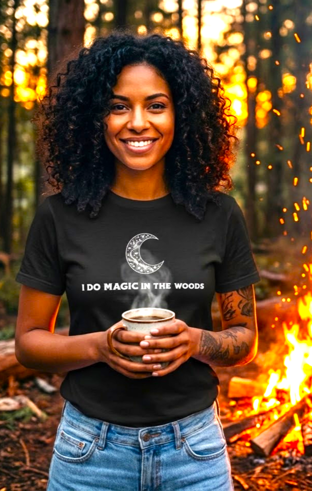I Do Magic in the Woods T-Shirt | Witchy Forest Tee