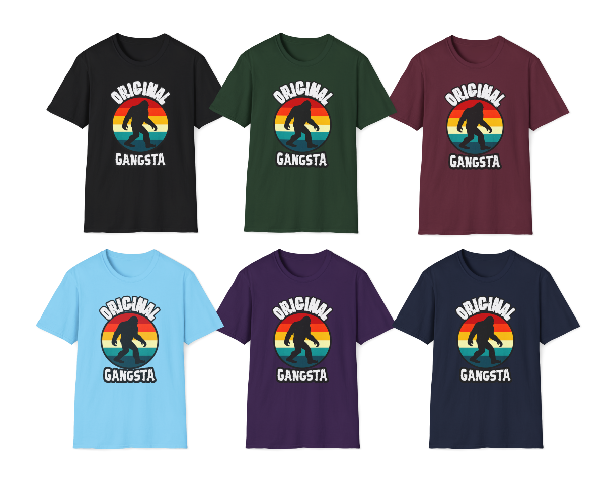Bigfoot “Original Gangsta” Retro T-Shirt