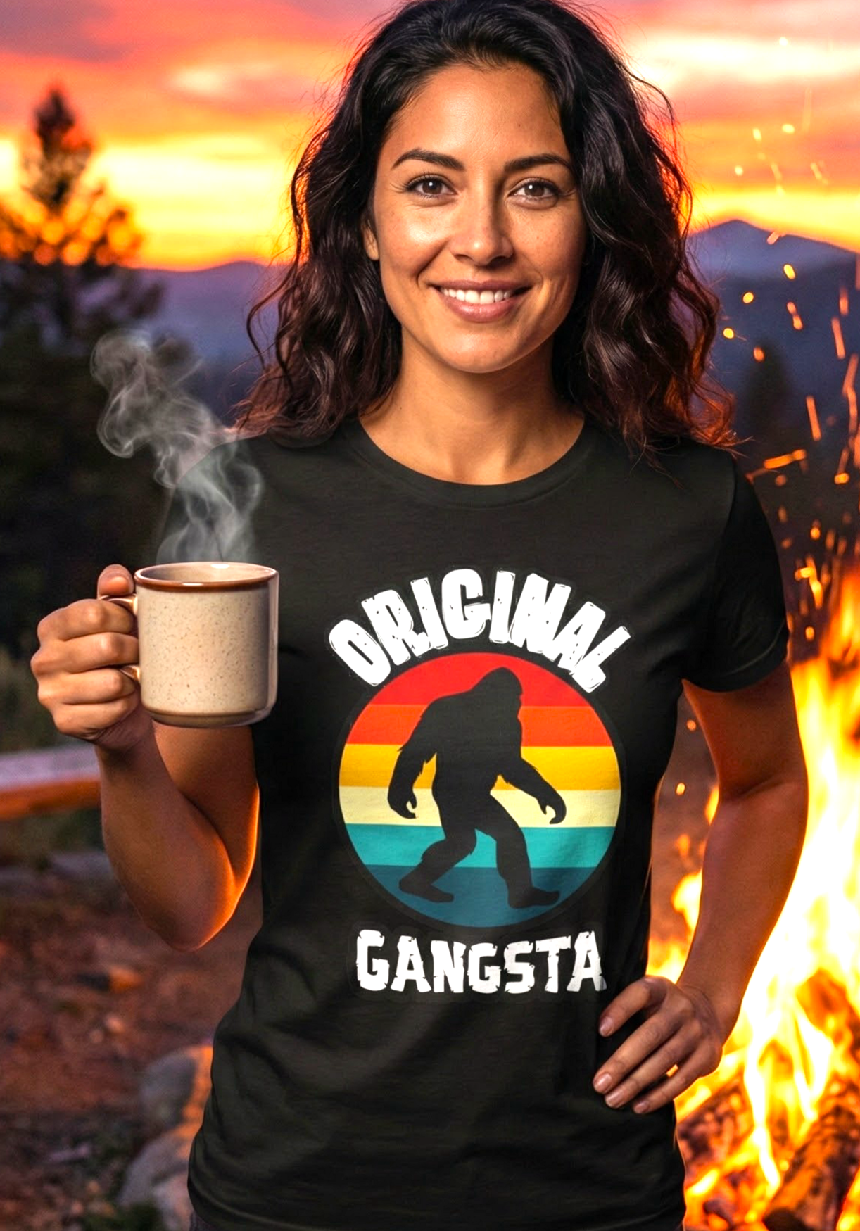 Bigfoot “Original Gangsta” Retro T-Shirt