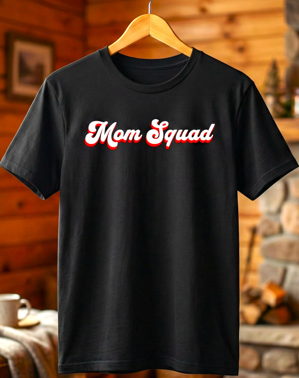 Mom Squad Retro Script T-Shirt