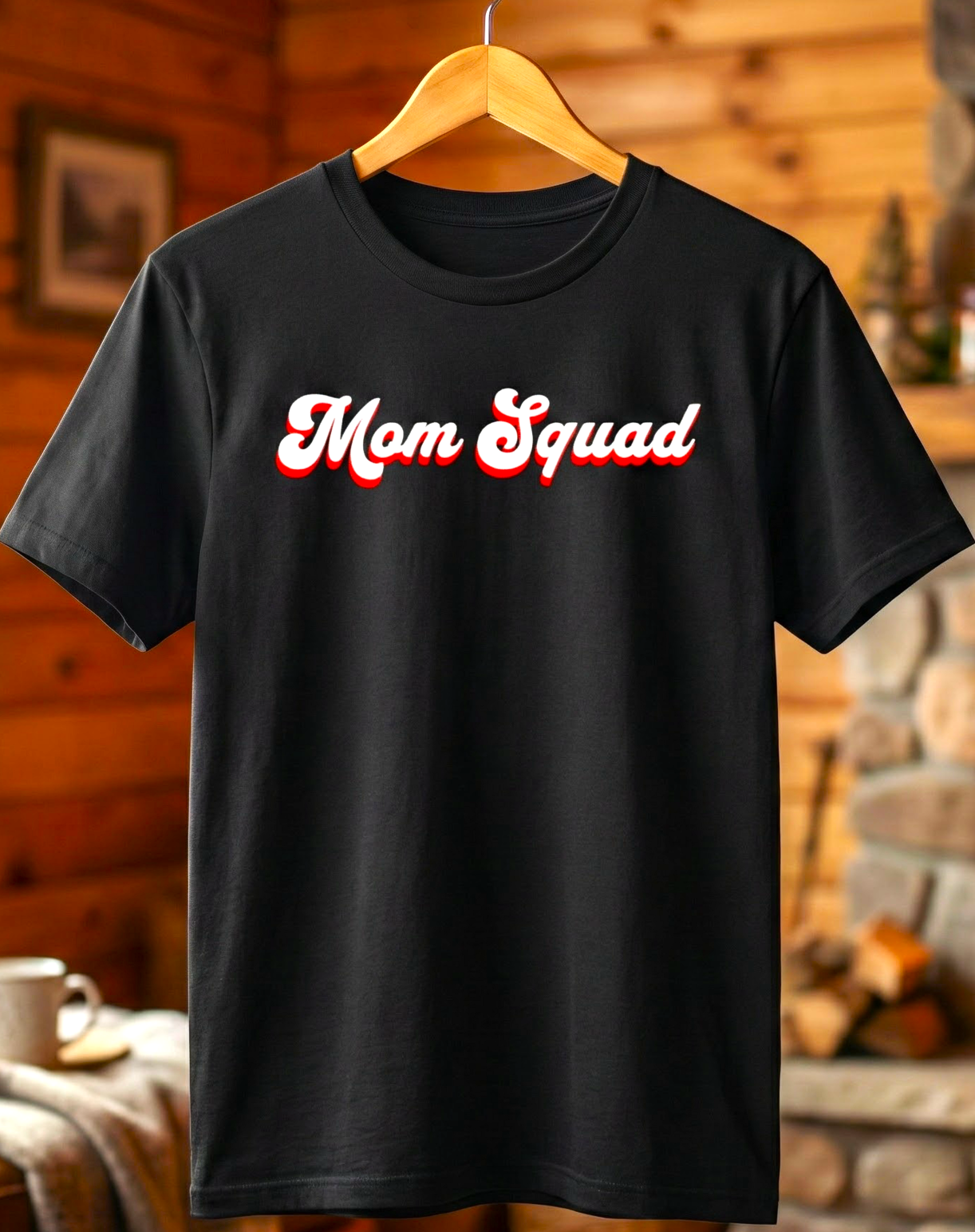 Mom Squad Retro Script T-Shirt