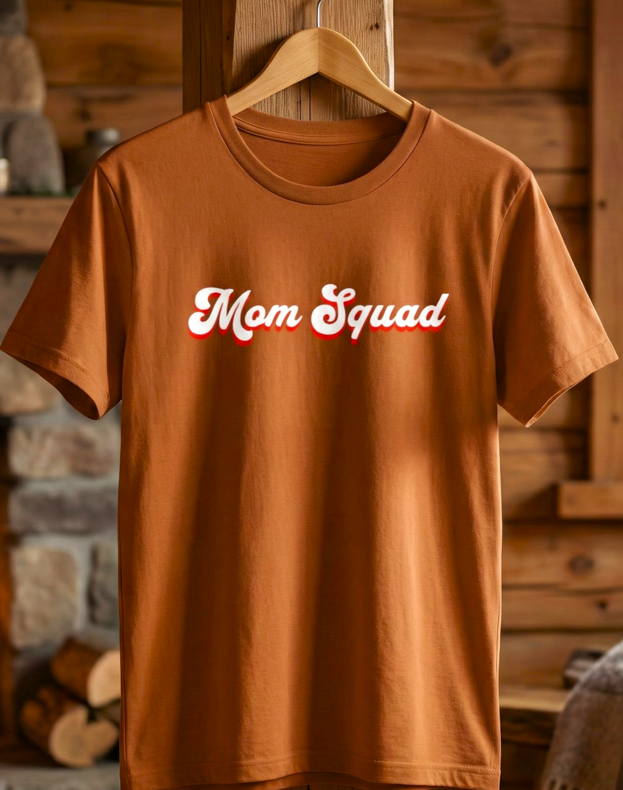 Mom Squad Retro Script T-Shirt
