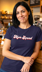 Mom Squad Retro Script T-Shirt