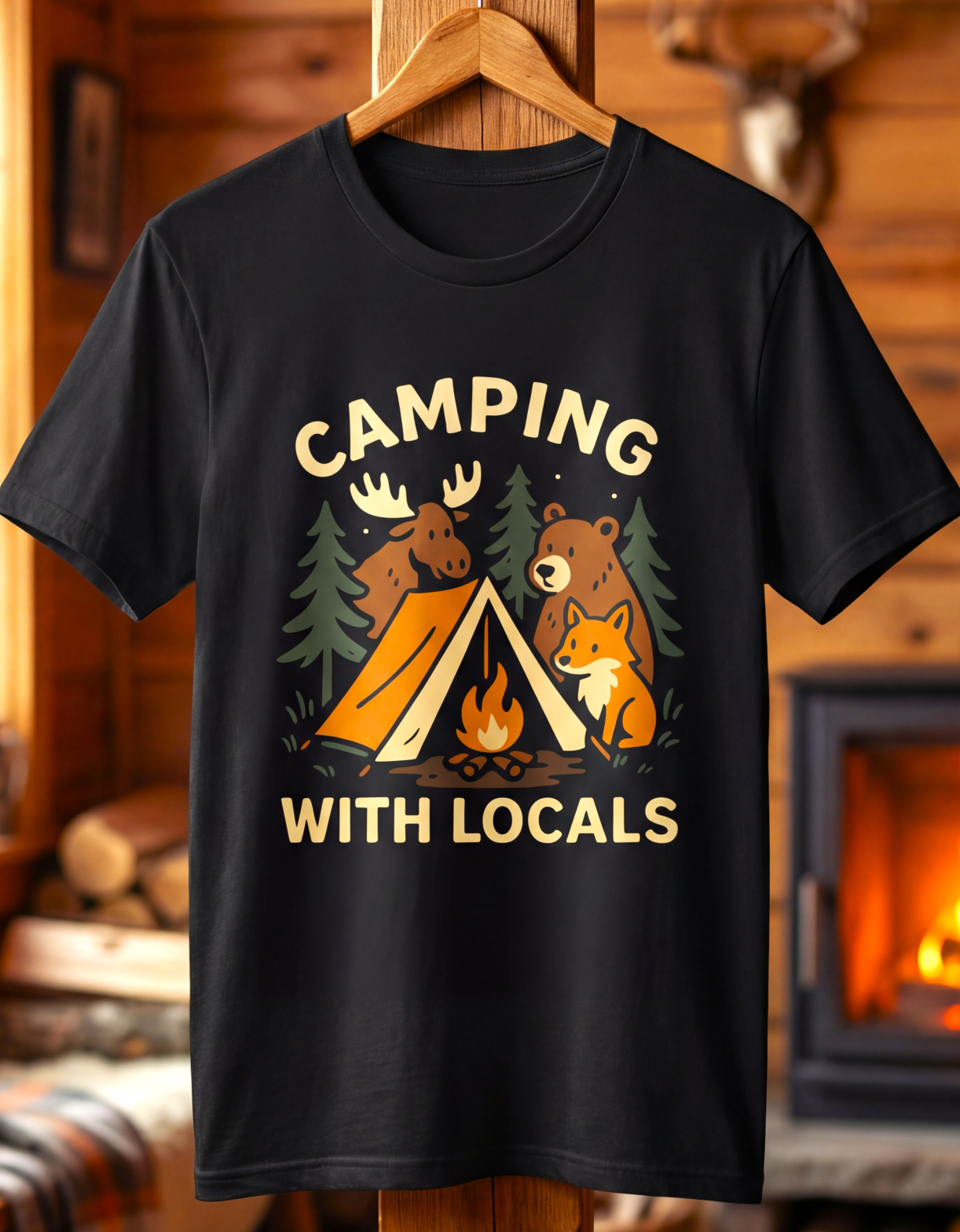 Camping with Locals T-Shirt