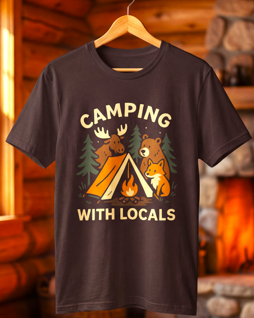 Camping with Locals T-Shirt