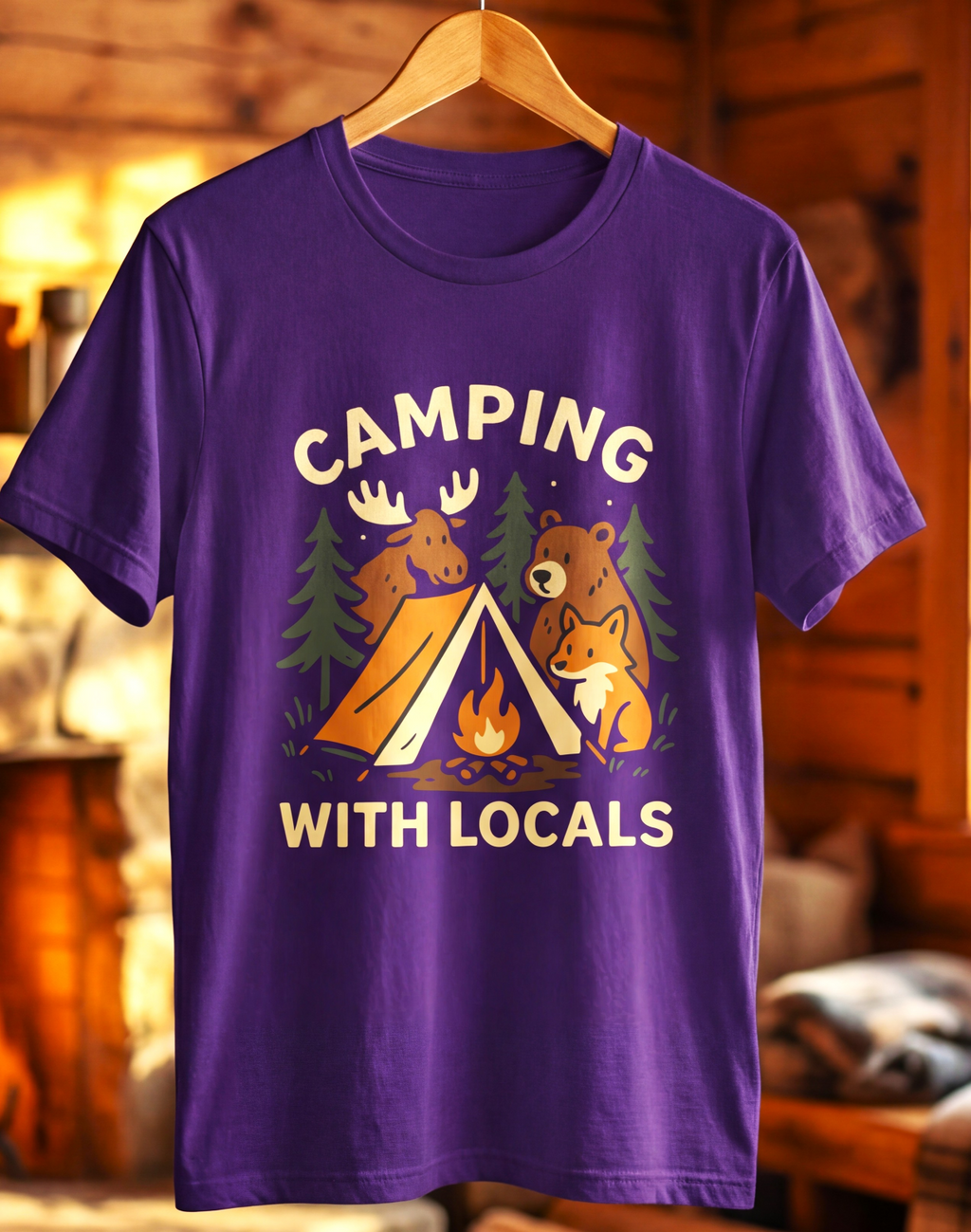 Camping with Locals T-Shirt