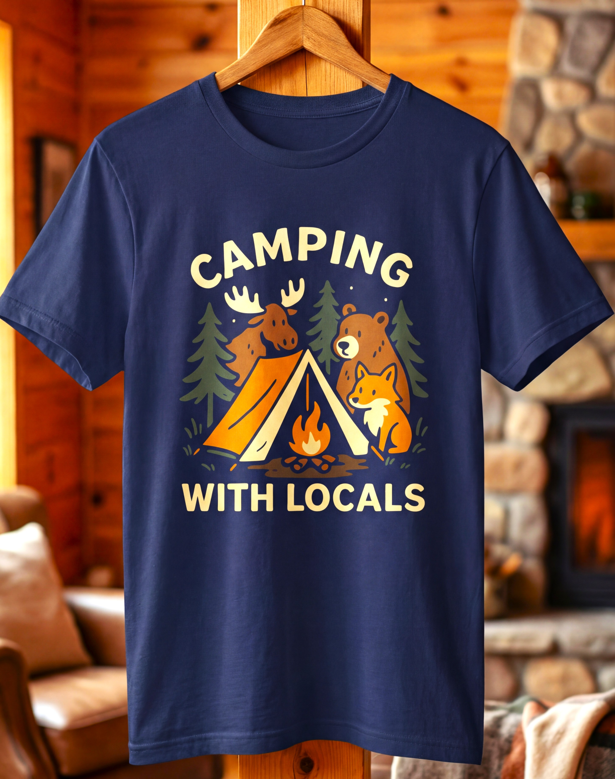 Camping with Locals T-Shirt