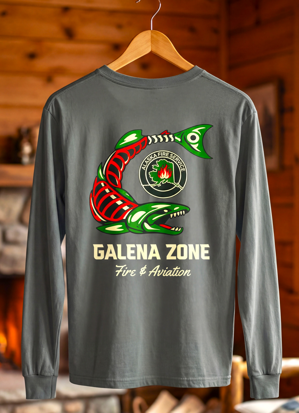 Galena Zone Fire & Aviation Long Sleeve T-Shirt