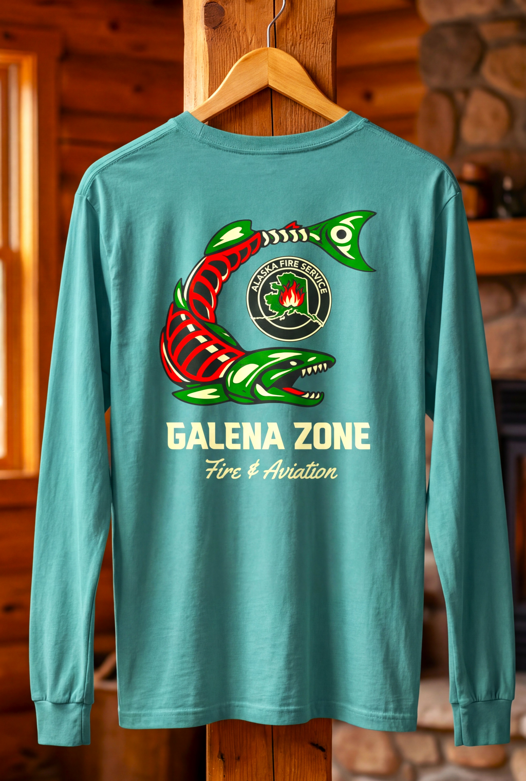 Galena Zone Fire & Aviation Long Sleeve T-Shirt