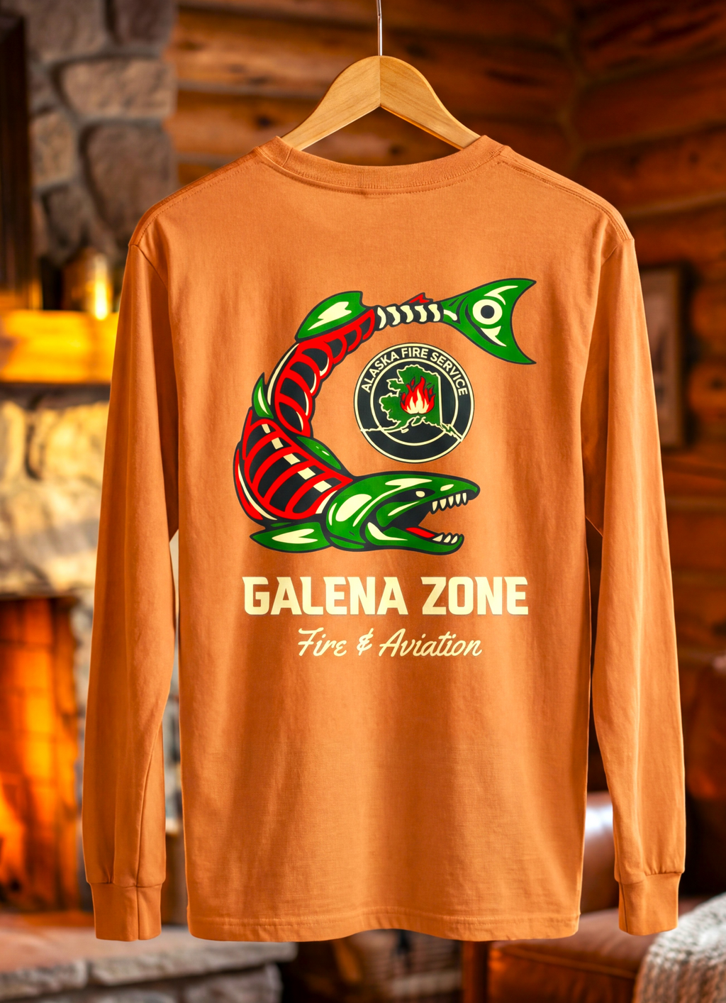 Galena Zone Fire & Aviation Long Sleeve T-Shirt