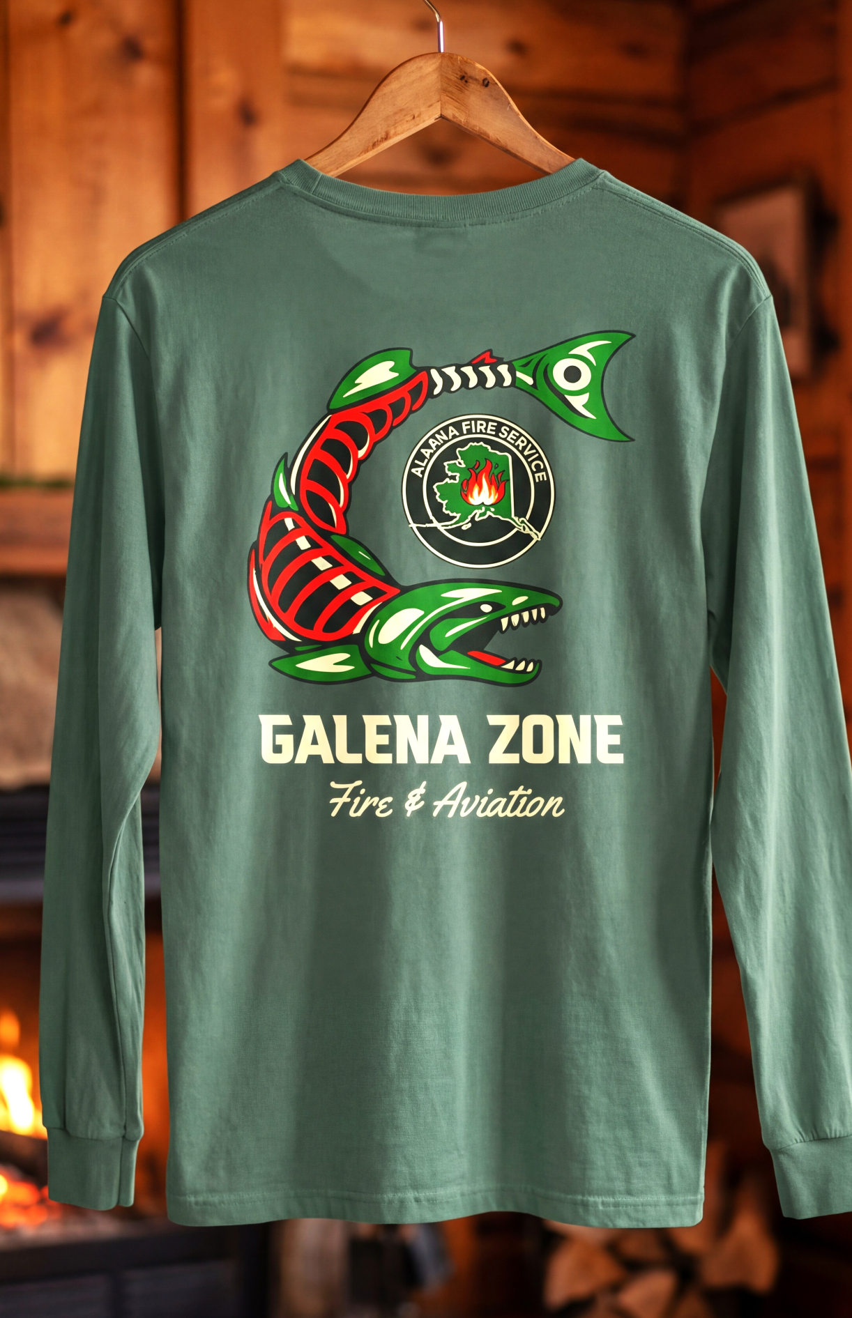 Galena Zone Fire & Aviation Long Sleeve T-Shirt