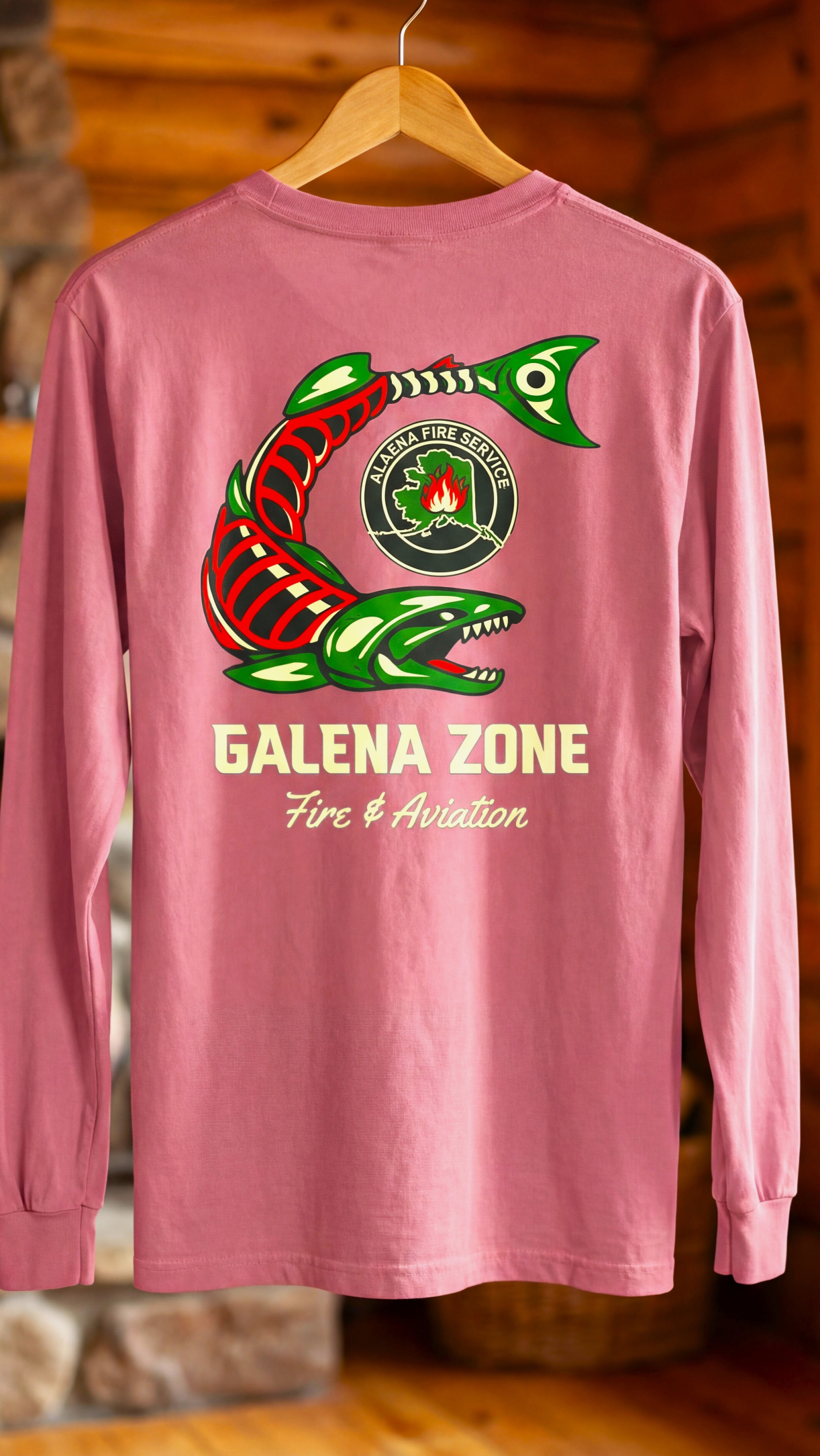 Galena Zone Fire & Aviation Long Sleeve T-Shirt