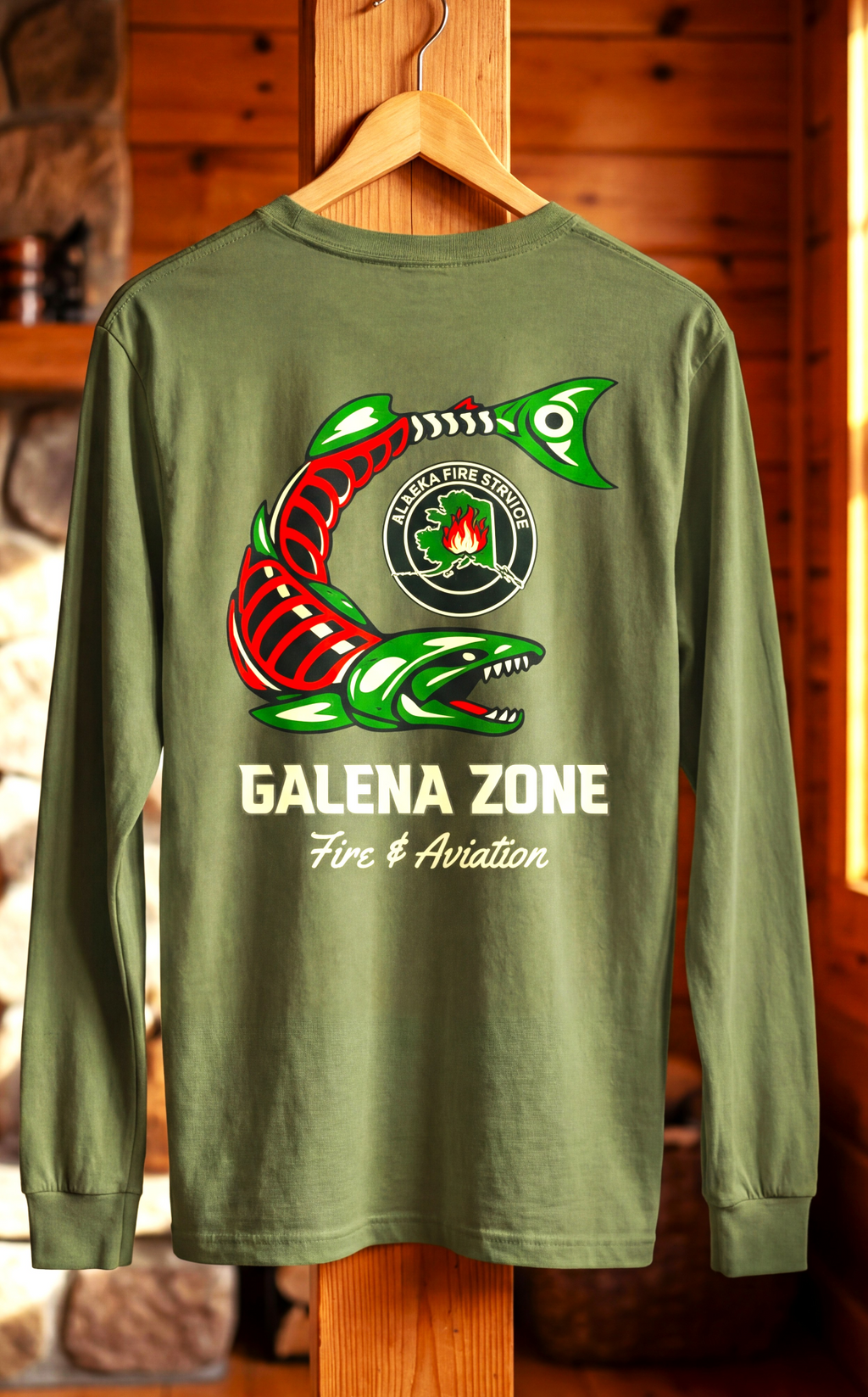 Galena Zone Fire & Aviation Long Sleeve T-Shirt
