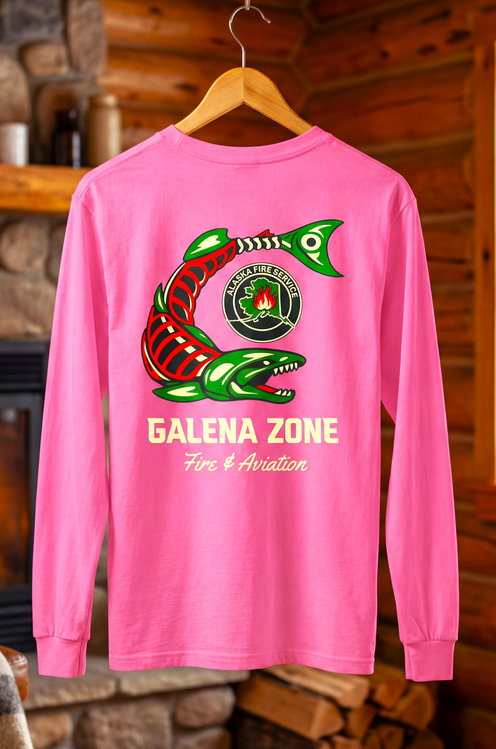 Galena Zone Fire & Aviation Long Sleeve T-Shirt