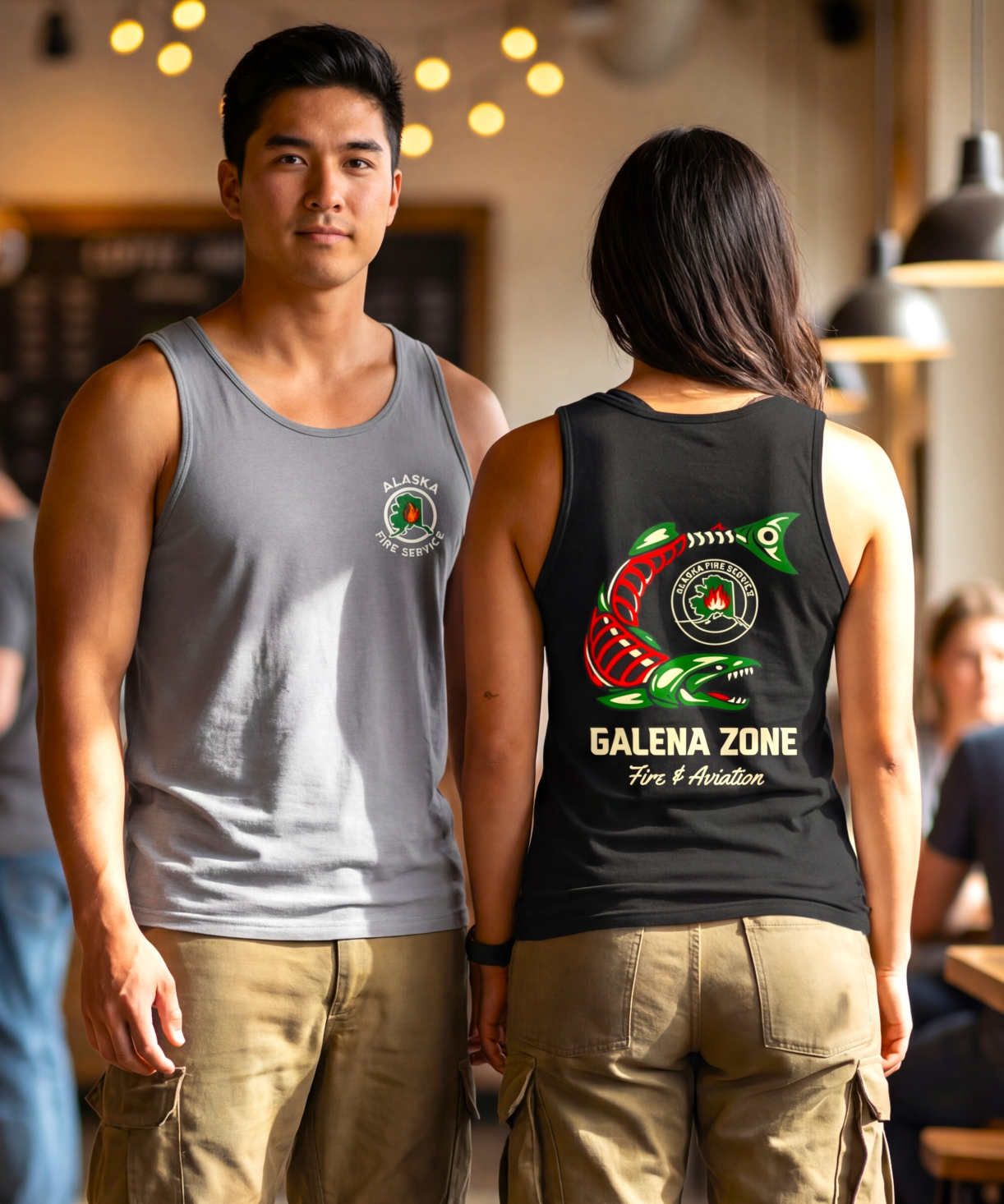 Galena Zone Fire & Aviation Alaska Tank Top