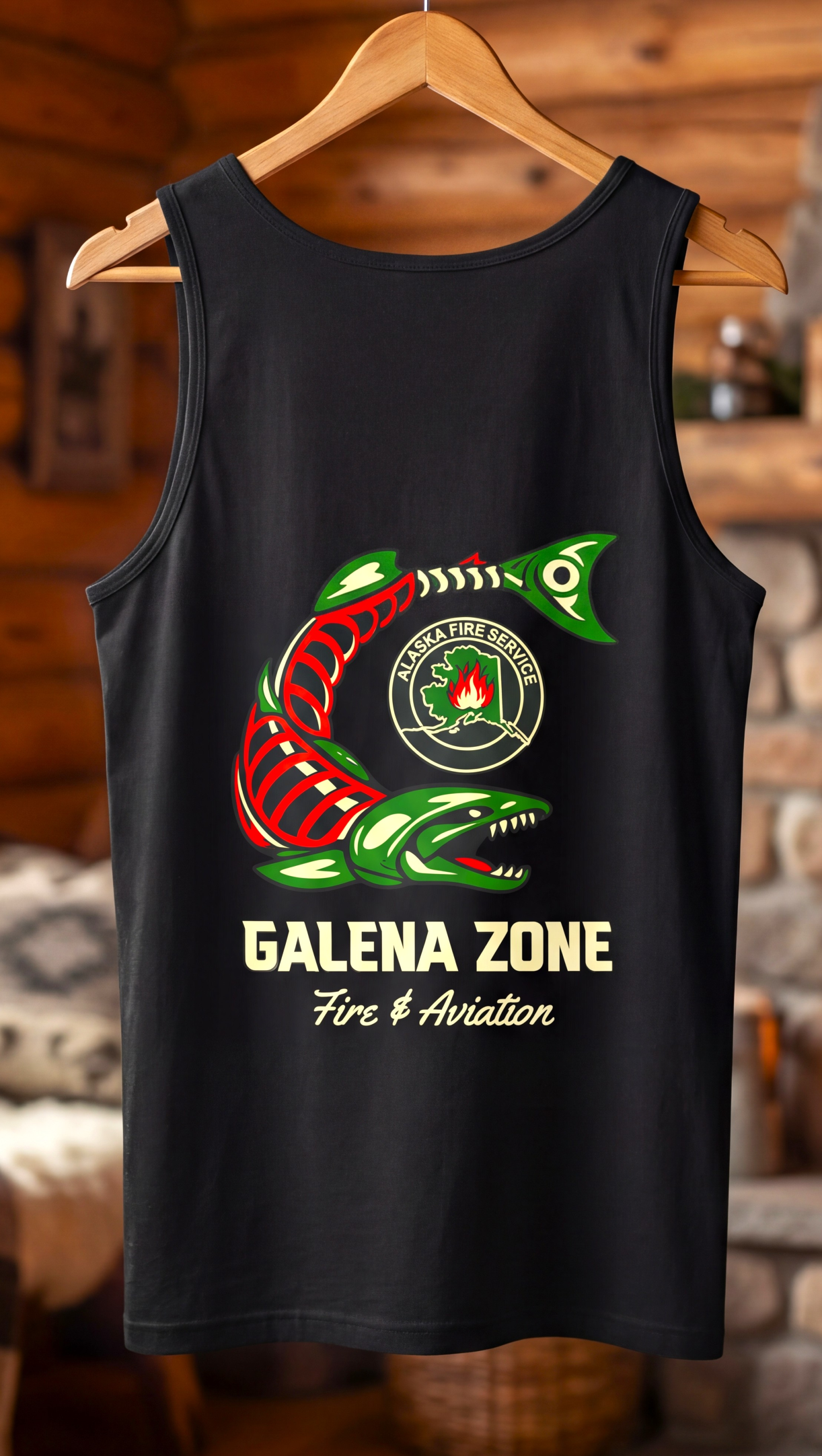 Galena Zone Fire & Aviation Alaska Tank Top