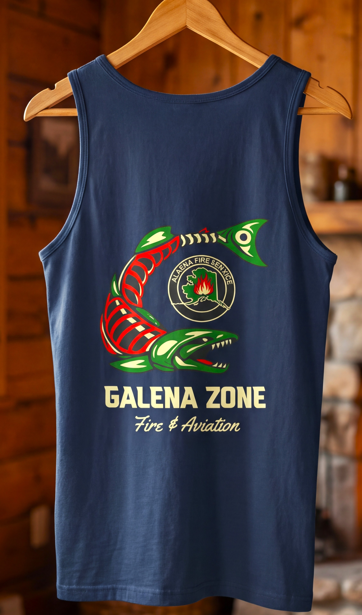Galena Zone Fire & Aviation Alaska Tank Top