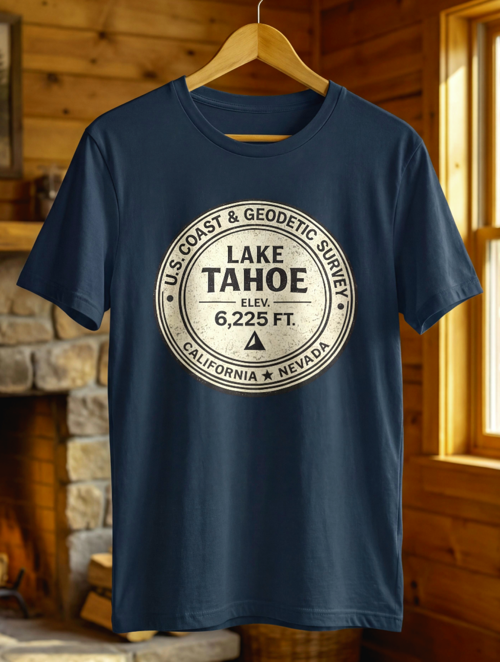 Lake Tahoe Elevation Benchmark Tee