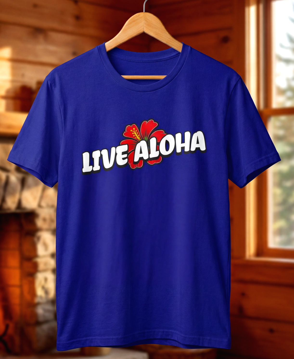 Live Aloha Hibiscus T-Shirt