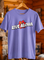 Live Aloha Hibiscus T-Shirt